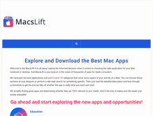Tablet Screenshot of macslift.com